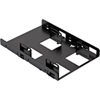 Los mejores  - Corsair CSSD-BRKT2 - Tapa con Tornillos para Caja de Ordenador- Suporte Dual de SSD- 145 x 101 x 23 mm- Negro